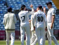 WarwickshirePlayers-CelebrateWicket4-2-0525